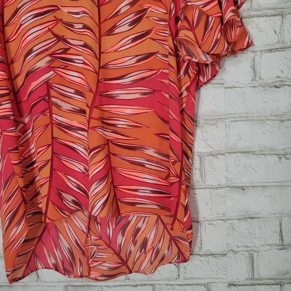 Apt 9 colorful short sleeve top